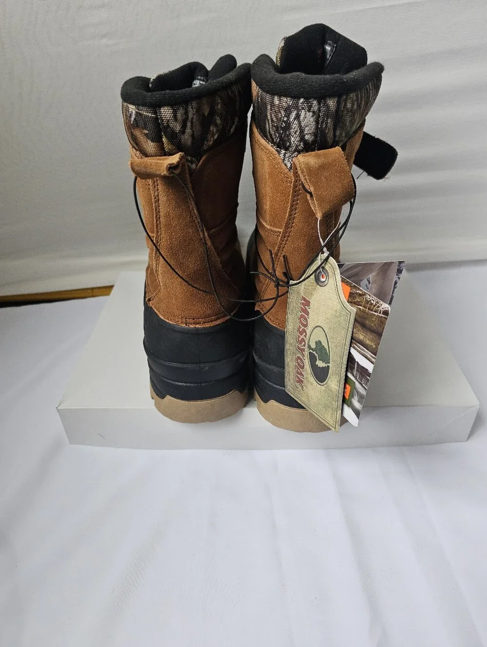 NWT Ozark Trail Snow Boots – Mossy Oak Camo – Men's Size 9 – Waterproof – Rated